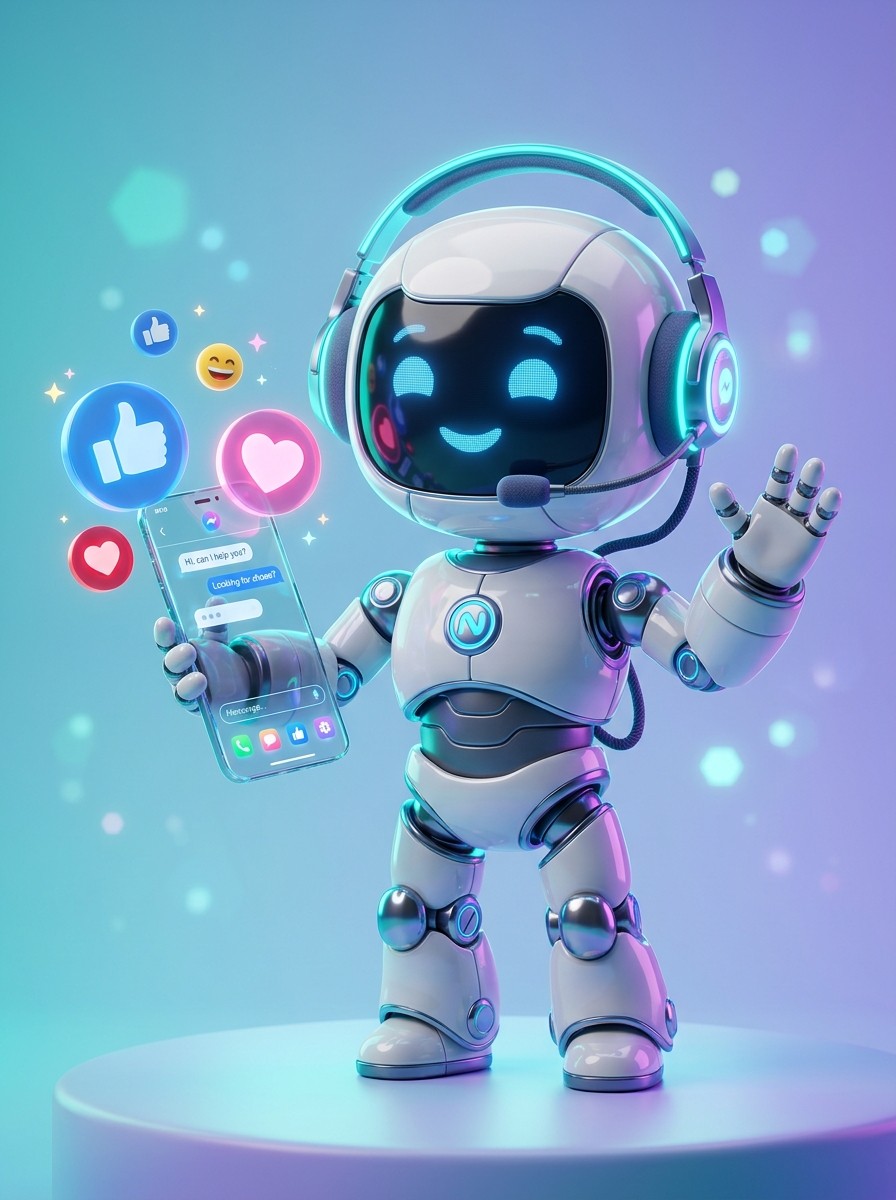 SmartBot AI 3D Sales Mascot